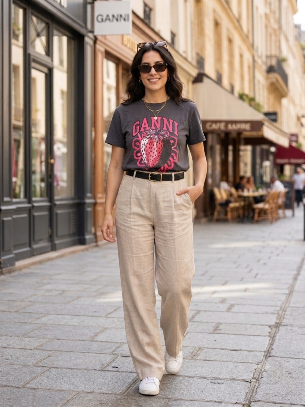 Ganni Strawberry T-Shirt